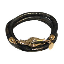 Load image into Gallery viewer, Italian Wrap Leather Bracelet With Magnetic Hands - DIDAJ