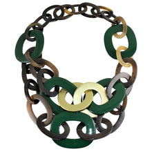 Load image into Gallery viewer, Natural Lacquered Buffalo Horn Necklace - Many Colors Available - DIDAJ