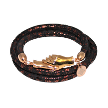 Load image into Gallery viewer, Italian Wrap Leather Bracelet With Magnetic Hands - DIDAJ