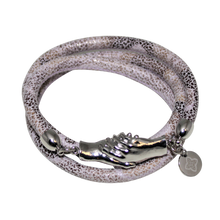 Load image into Gallery viewer, Italian Wrap Leather Bracelet With Magnetic Hands - DIDAJ