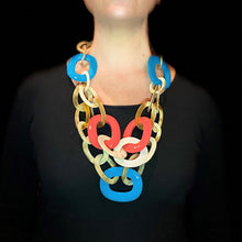 Load image into Gallery viewer, Natural Lacquered Buffalo Horn Necklace - Many Colors Available - DIDAJ