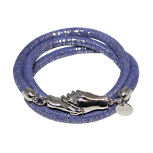 Load image into Gallery viewer, Italian Wrap Leather Bracelet With Magnetic Hands - DIDAJ