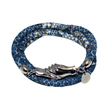 Load image into Gallery viewer, Italian Wrap Leather Bracelet With Magnetic Hands - DIDAJ