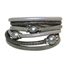 Load image into Gallery viewer, Italian Wrap Leather Bracelet With Mother of Pearl - DIDAJ