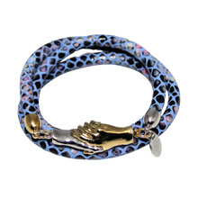 Load image into Gallery viewer, Italian Wrap Leather Bracelet With Magnetic Hands - DIDAJ