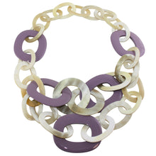 Load image into Gallery viewer, Natural Lacquered Buffalo Horn Necklace - Many Colors Available - DIDAJ