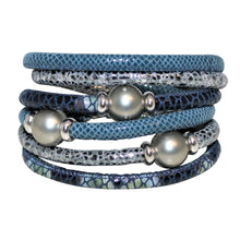 Load image into Gallery viewer, Italian Wrap Leather Bracelet With Mother of Pearl - DIDAJ