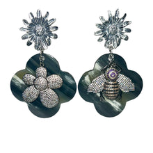 Load image into Gallery viewer, Natural Buffalo Horn with Lacquer Earrings