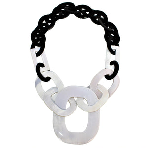 Buffalo Horn Necklace in Dye Lacquer Color - Many Colors Available - DIDAJ