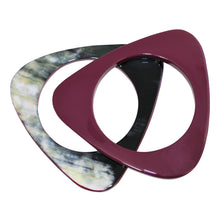 Load image into Gallery viewer, 3 Shapes Buffalo Horn Bracelet In Lacquer Color - DIDAJ