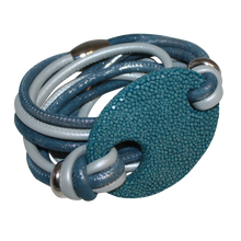 Load image into Gallery viewer, Italian Wrap Leather Bracelet With Stingray Buckle - DIDAJ