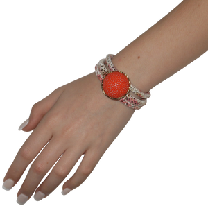 Italian Wrap Leather Bracelet With Stingray Connector - DIDAJ