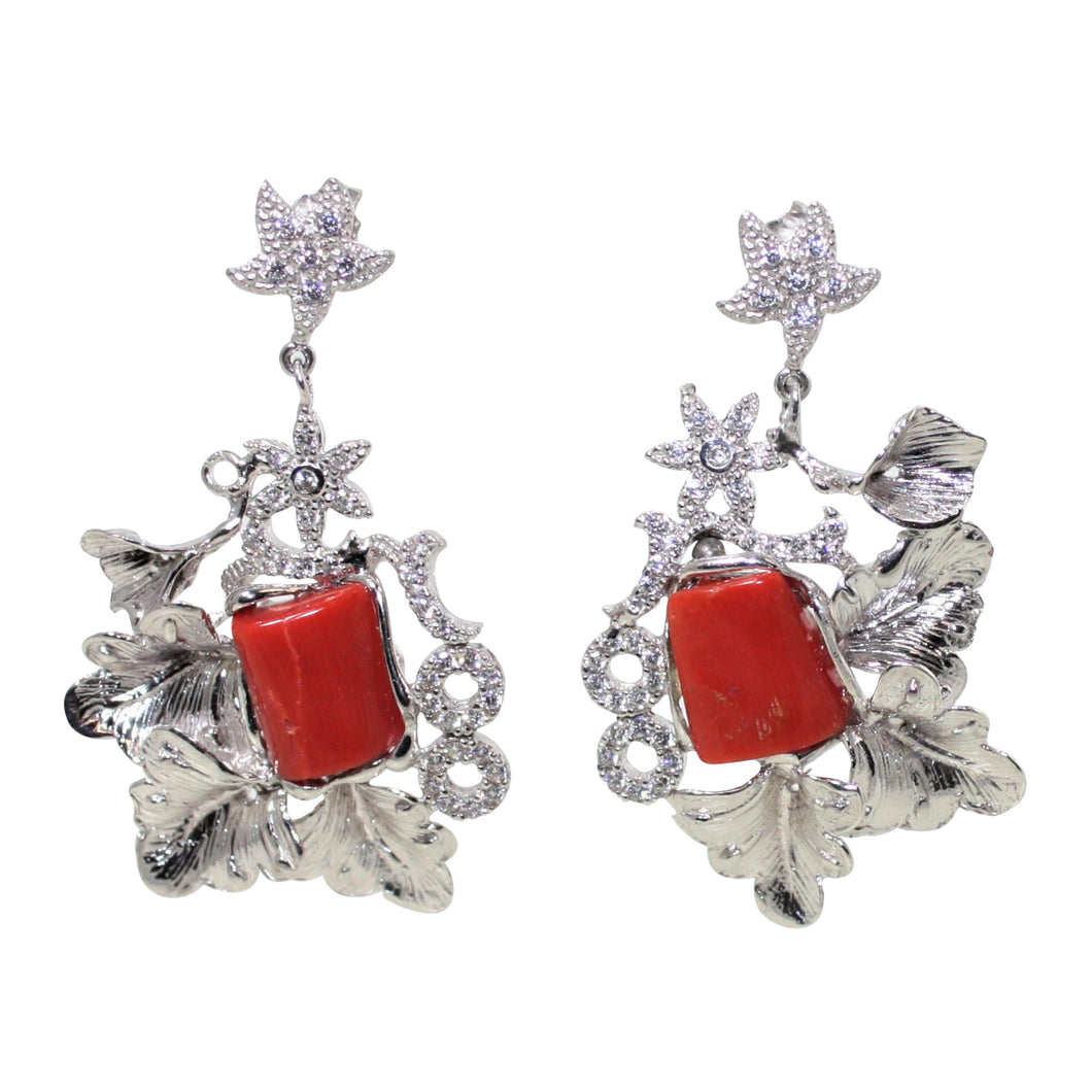 Italian Coral Earrings - DIDAJ