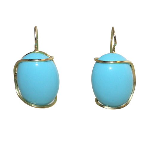 Italian Turquoise Earrings - DIDAJ