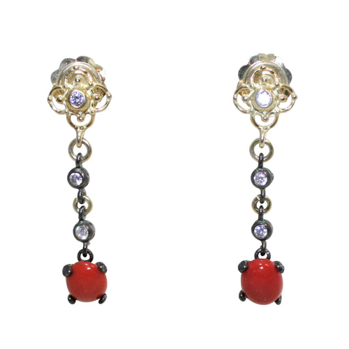 Italian Coral Earrings - DIDAJ