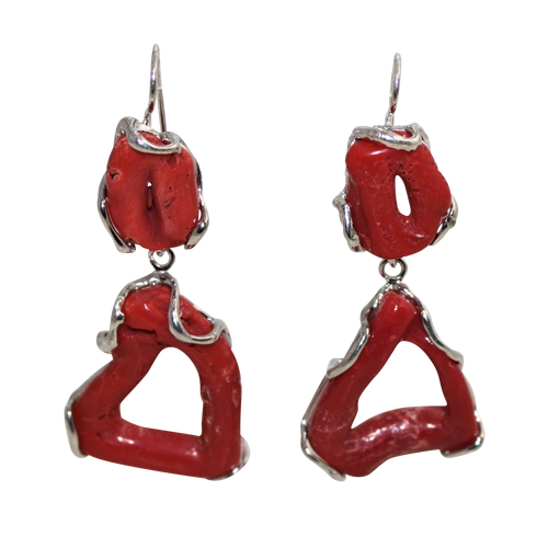 Italian Branch Coral Earrings - DIDAJ