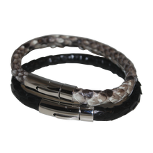 Load image into Gallery viewer, Men&#39;s Genuine Python Leather Bracelet - DIDAJ