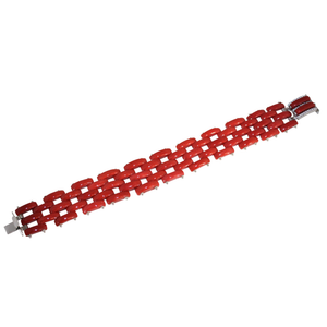 Italian Coral Link Bracelet