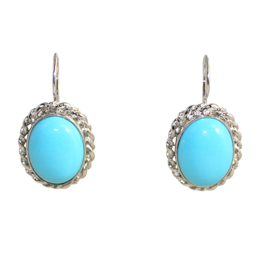 Italian Turquoise Earrings