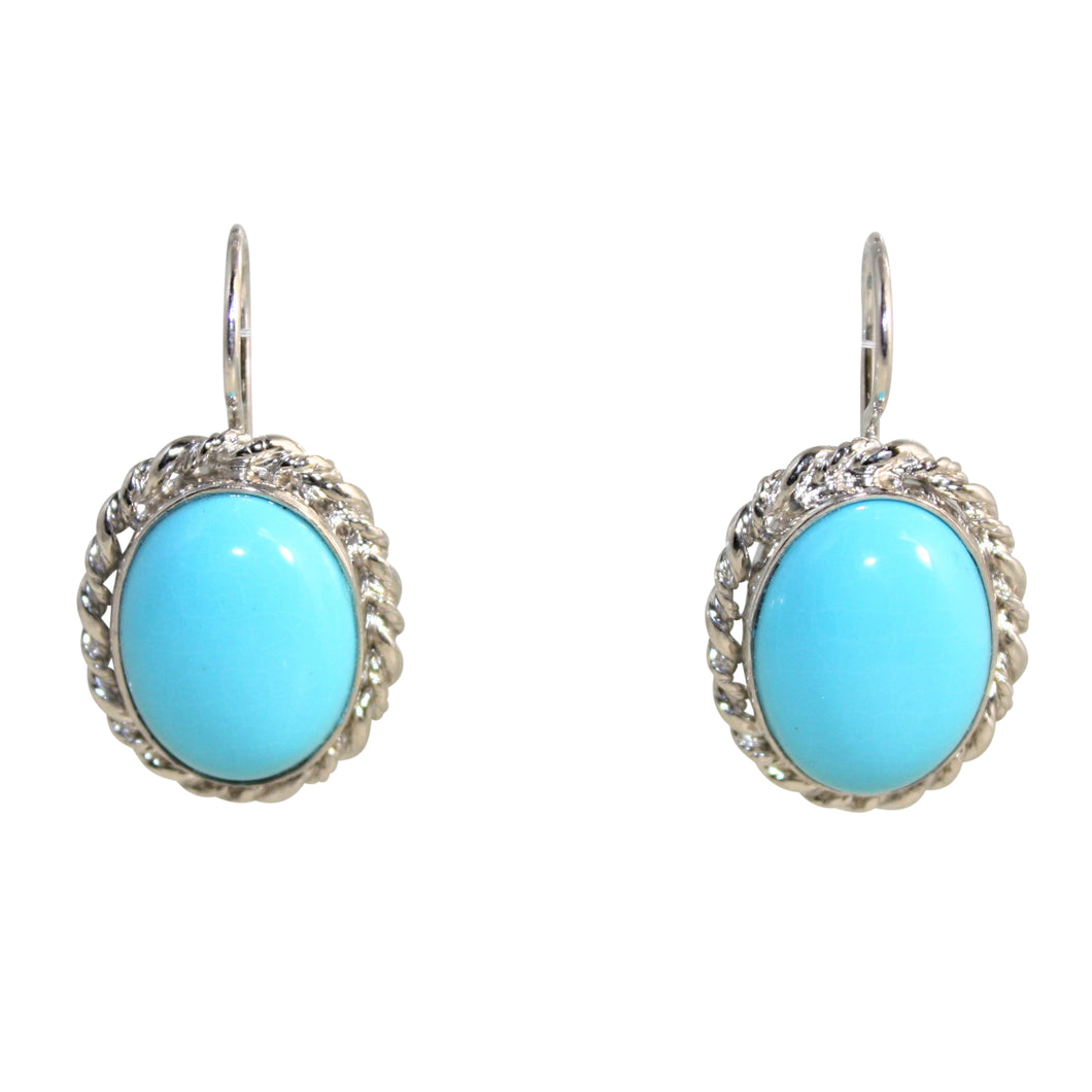 Italian Turquoise Earrings