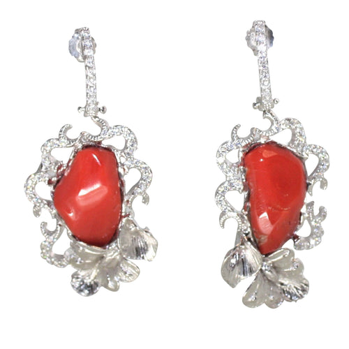 Italian Coral Earrings - DIDAJ