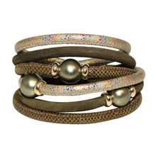 Load image into Gallery viewer, Italian Wrap Leather Bracelet With Mother of Pearl - DIDAJ