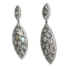Load image into Gallery viewer, Faceted Labradorite Earrings - DIDAJ